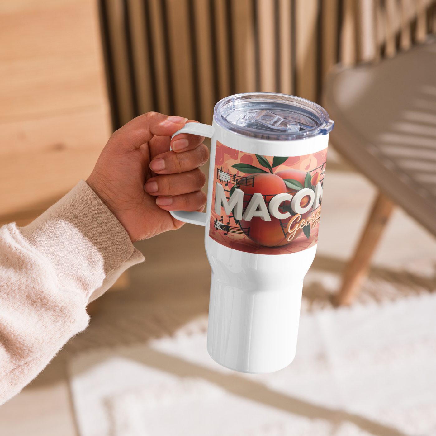 Travel mug with a handle - Image 2