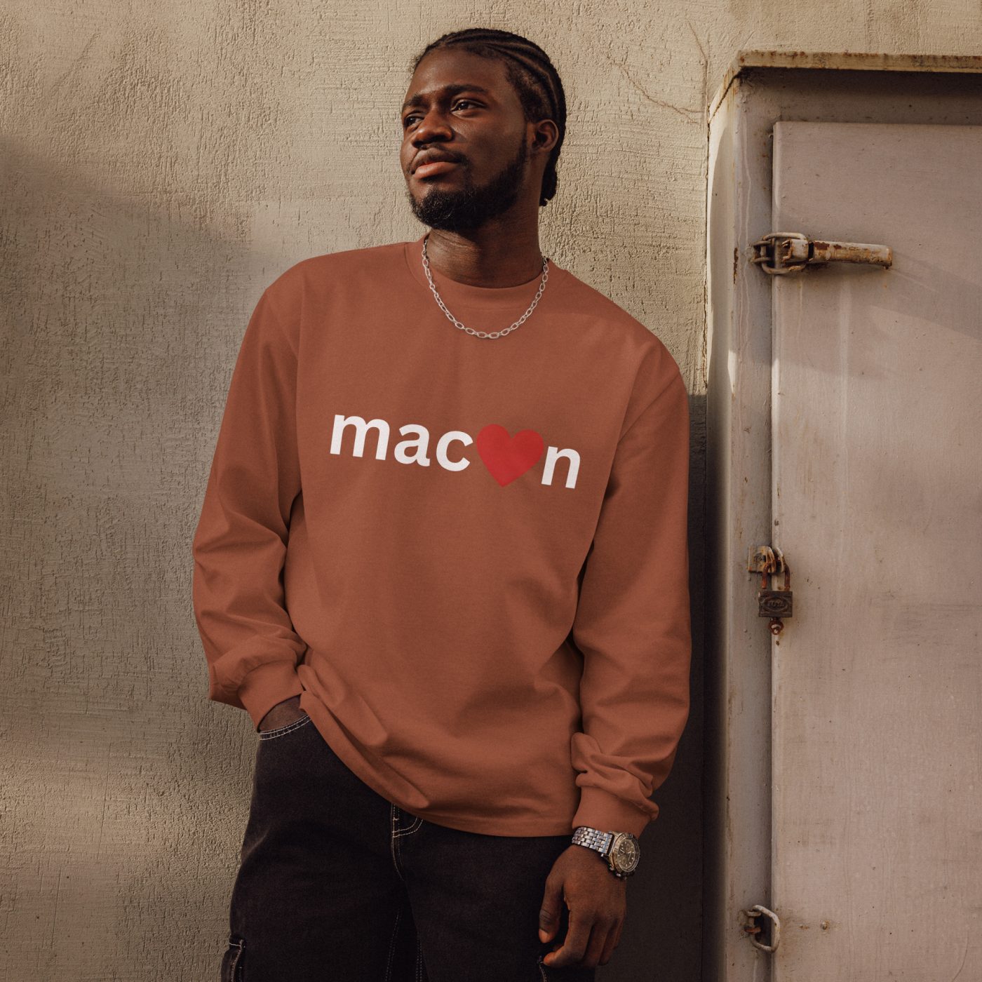 Premium heavyweight long sleeve shirt - Image 3